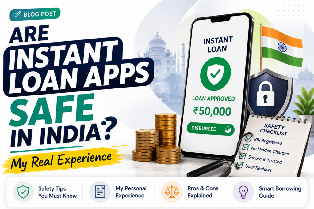 are instant loan app safe in India