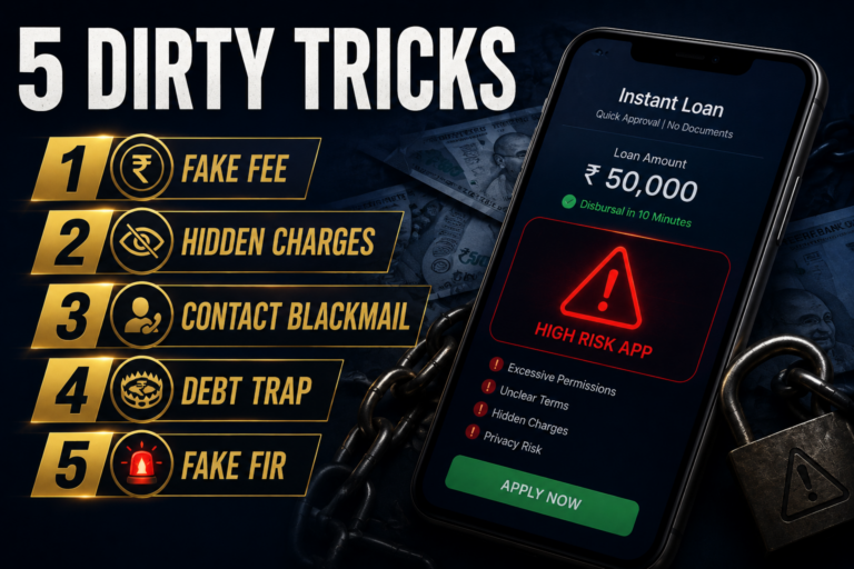 5 Dirty Tricks Loan Apps Use in India