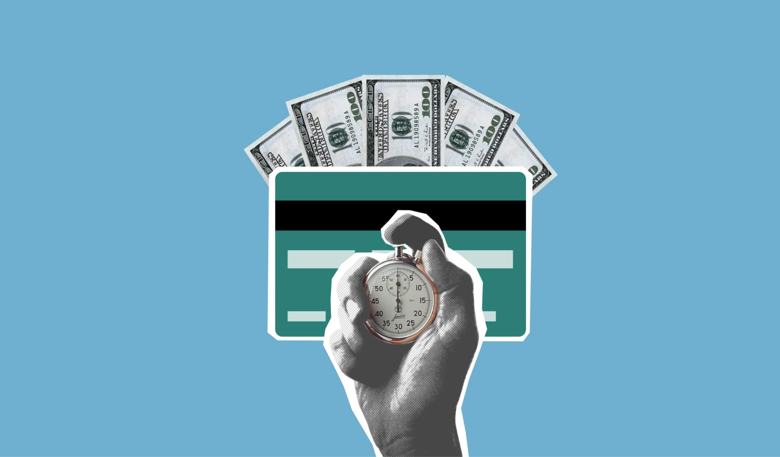 Concept illustration of waiting for a loan amount to be credited to a bank account in India